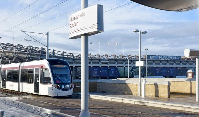 Scotland face world champions South Africa at BT Murrayfield Stadium in the third of this year’s Autumn Internationals, and the new pre-purchase tram ticket option is proving a hit with fans.