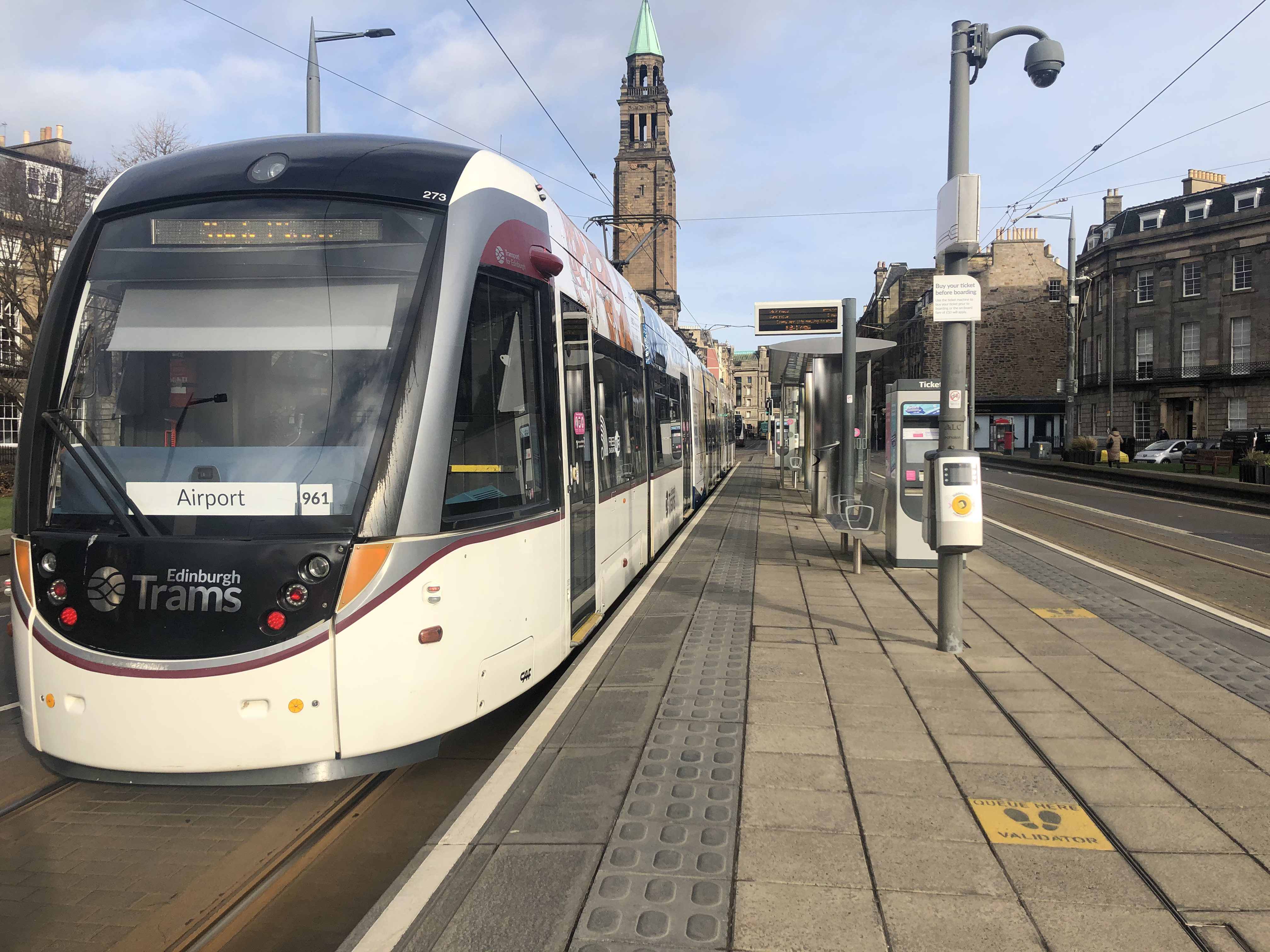 Overhead line works mark tram project milestone