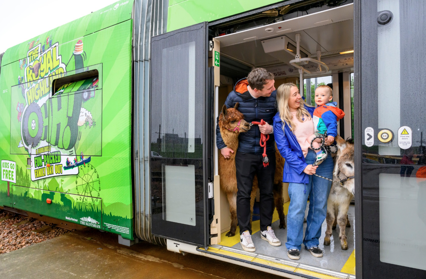 Hop on the tram to Scotland’s biggest agricultural show