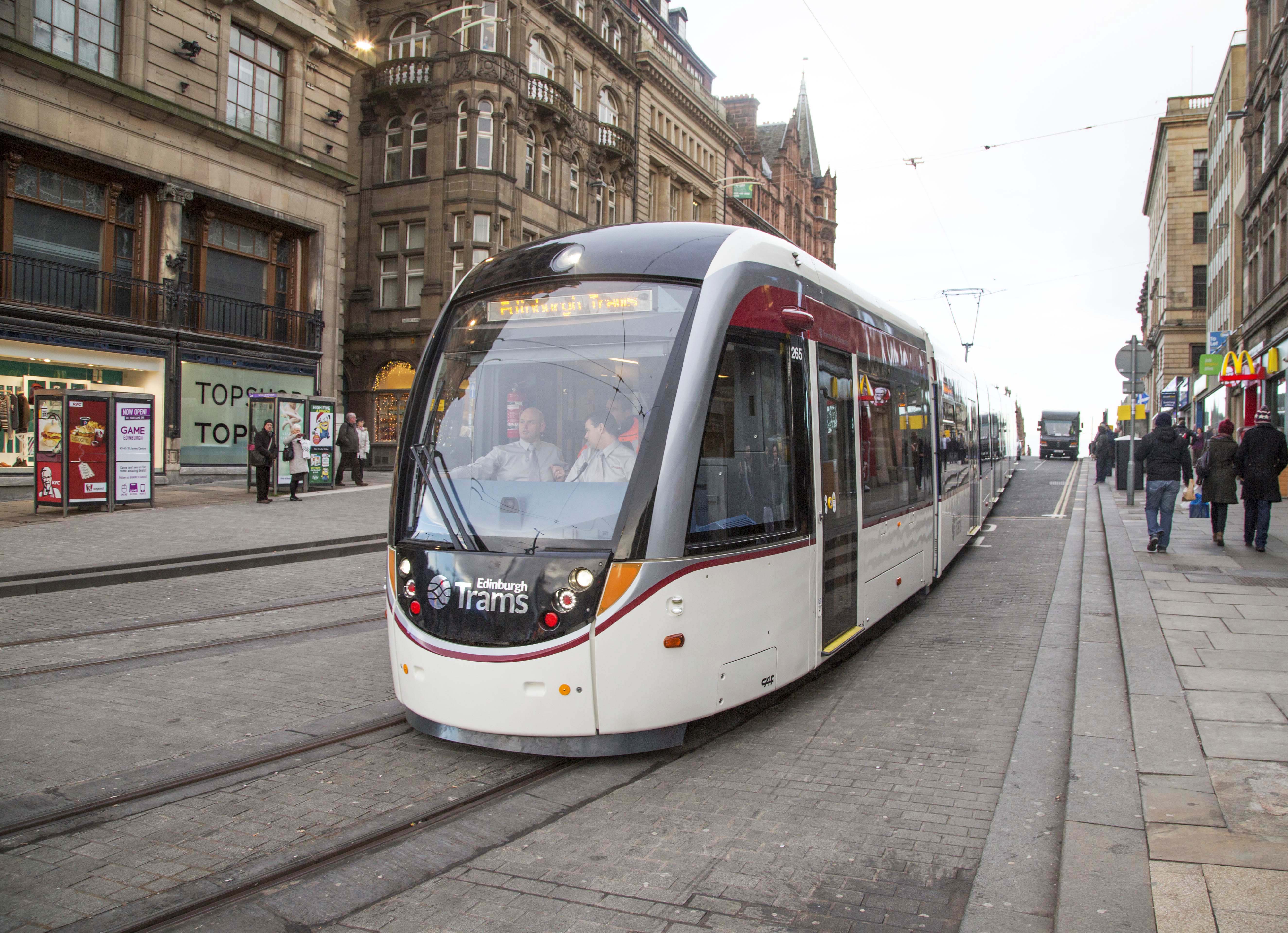 From our DGM Tram Testing Edinburgh Trams