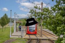a tram wears a bucket hat