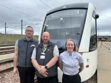 L-R Jason, Dougie and Kira will represent Edinburgh in Vienna