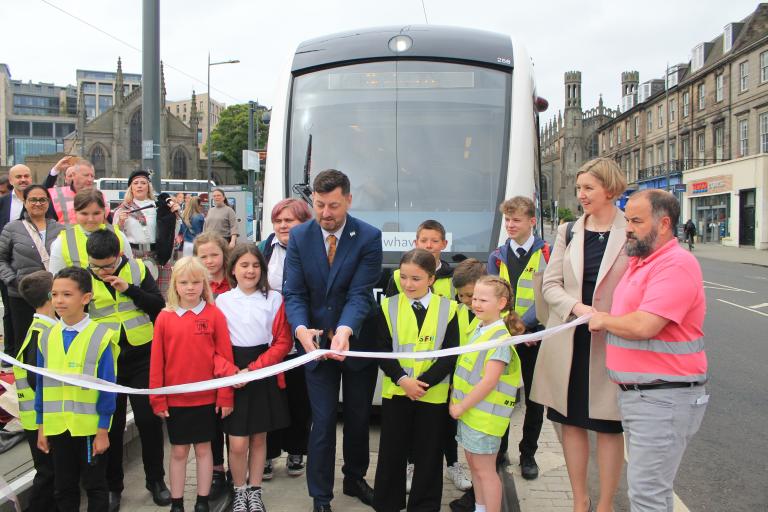 Trams to Newhaven opening