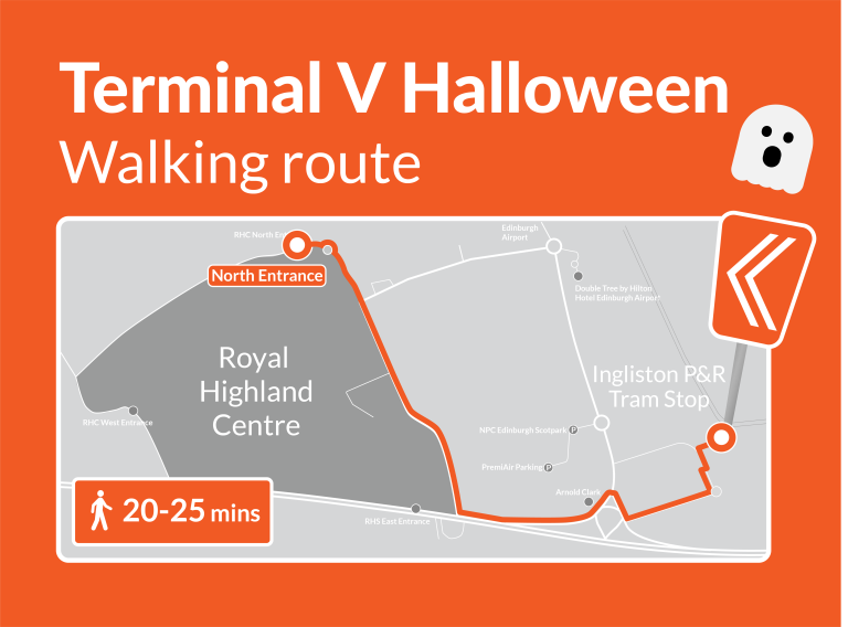 Terminal V Walking Route