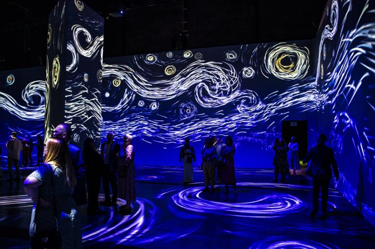 Immersive experience for Beyond Monet / Beyond Van Gogh