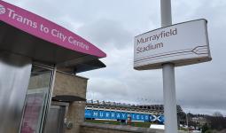 Murrayfield Stadium tram stop