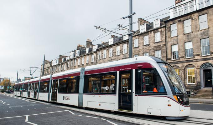 tram at york place