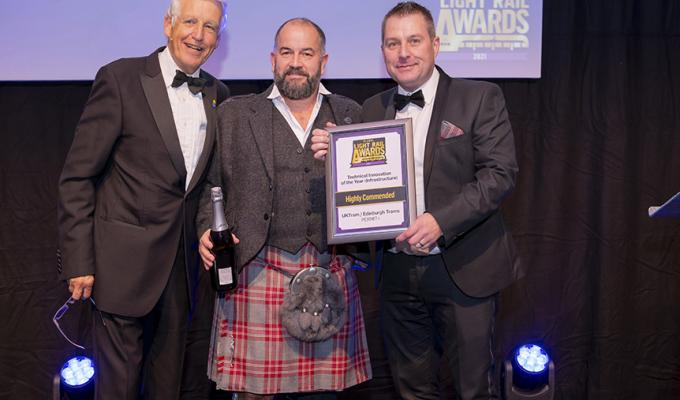 Edinburgh Trams Highly Commended for the launch of an innovative safety tool