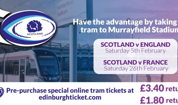 Pre-purchase your Tram Tickets for the Six Nations!