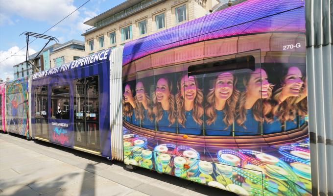 Camera Obscura & World of Illusions launch colourful partnership with Edinburgh Trams