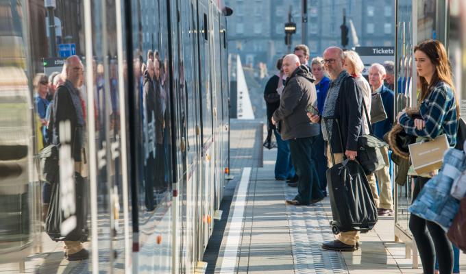 Record-breaking month for city's trams
