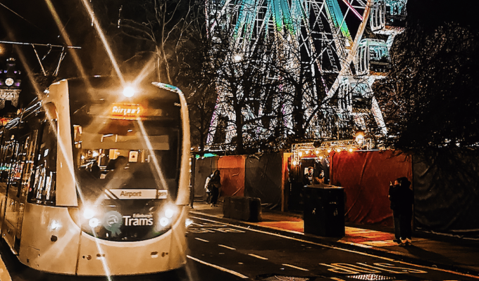 Tram services during Edinburgh’s festive season