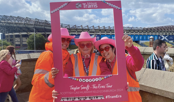 Iconic shows help set new tram record