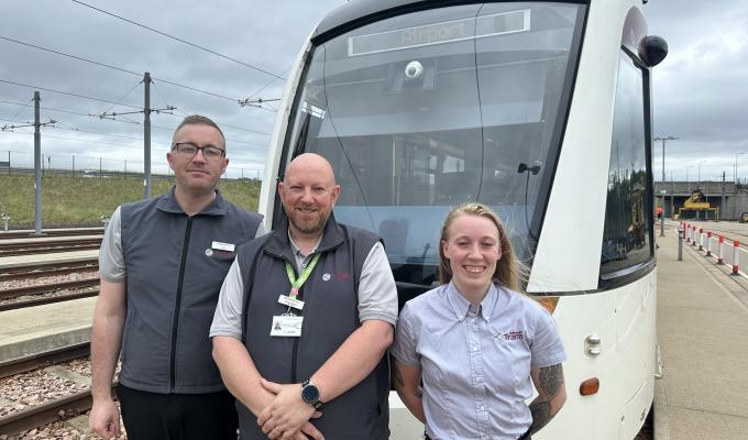 L-R Jason, Dougie and Kira will represent Edinburgh in Vienna